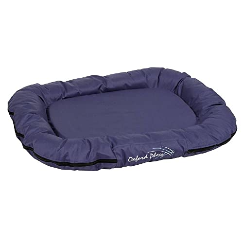 Coperani | Hundekissen | Hundeschlafplatz | 100 x 70 x 15 cm | Polyester | Blau | Kratzfest | Antirutsch | Haustierbett | Hochwertig | Robust von Coperani LIEBLINGSSACHEN FÜR IHR TIER