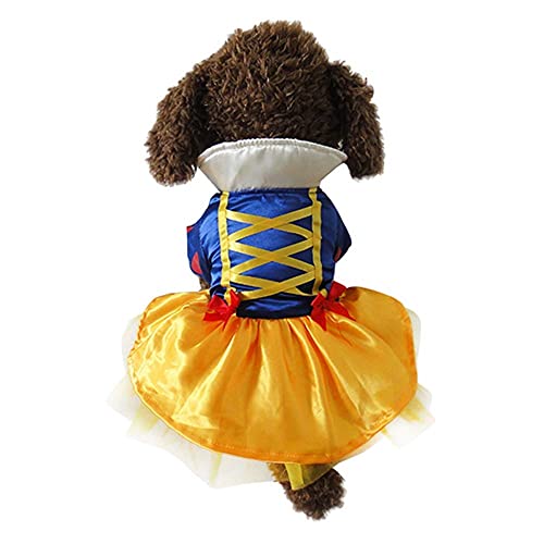 Hundekostüm für Hunde, Halloween-Kostüm, Prinzessinnen-Hunde-Halloween-Kleid, Schnee, Halloween, Katzenkostüm, Haustierbekleidung, niedliches Halloween-Cosplay-Kostüm, Mantel für Halloween, Party, von Coppthinktu