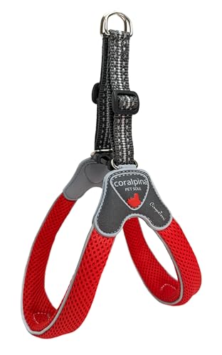 Coralpina Harness Cinquetorri Red Size 7 (50-60cm) von Coralpina Pet Soul