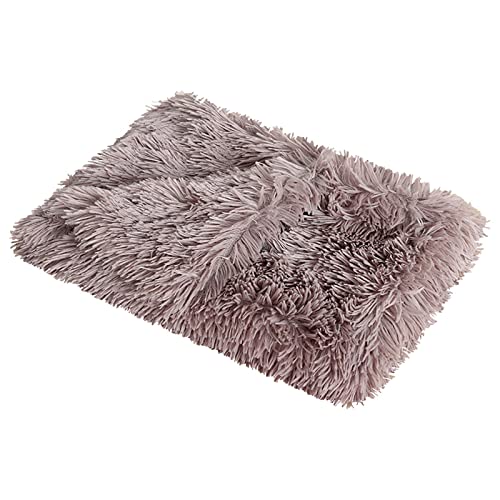 Corlidea Winter warme Hundehütte Hund Soft Wurf Katzen Fleece Matte Hunde Katzen Welpendecke Welpendecke Tierbedarf Bellende Haustierkiste (Khaki S) von Corlidea