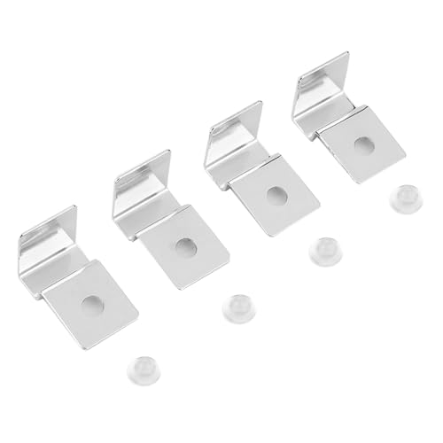 Cornesty Aquarium Glasabdeckung Clip Edelstahl Halterung Halter für Aquarium Unterstützung (10 mm (4 Stück/Set)) von Cornesty