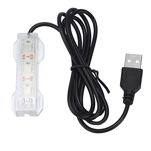 Cornesty Aquarium Licht USB Lade Kunststoff Aquarium LED Licht Bunte für Wasserpflanzen Landschaft Schreibtisch Dekor (Rotlicht) von Cornesty