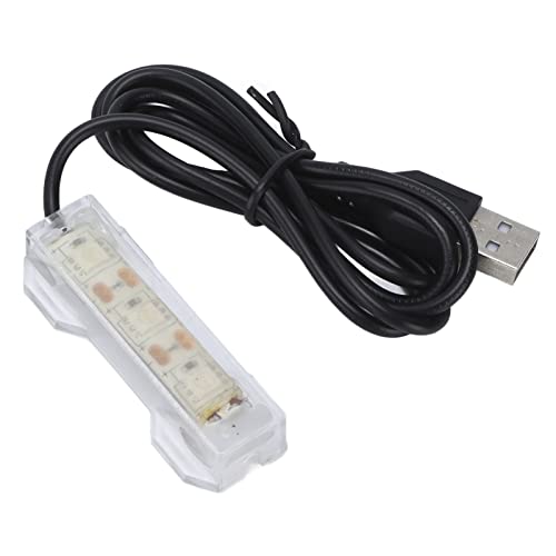 Cornesty Aquarium Licht USB Lade Kunststoff Aquarium LED Licht Bunte für Wasserpflanzen Landschaft Schreibtisch Dekor (blaues Licht) von Cornesty