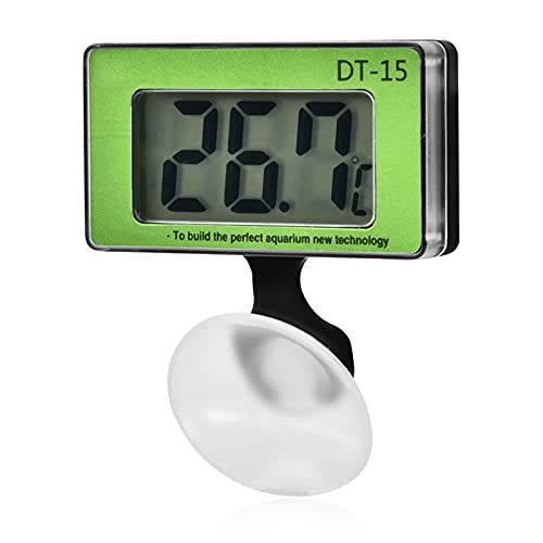 Cornesty Aquarium-Thermometer mit Großer Digitalanzeige, Echtzeit-Temperaturmesswerkzeug für Fischliebhaber von Cornesty