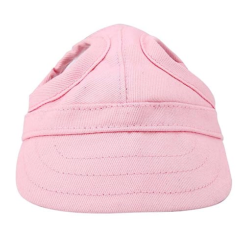 Cornesty Haustier Hund Katze Baseball Outdoor Cap Sunbonnet Stripe Sommer Reise Sport Hut für Haustiere Rosa (M) von Cornesty