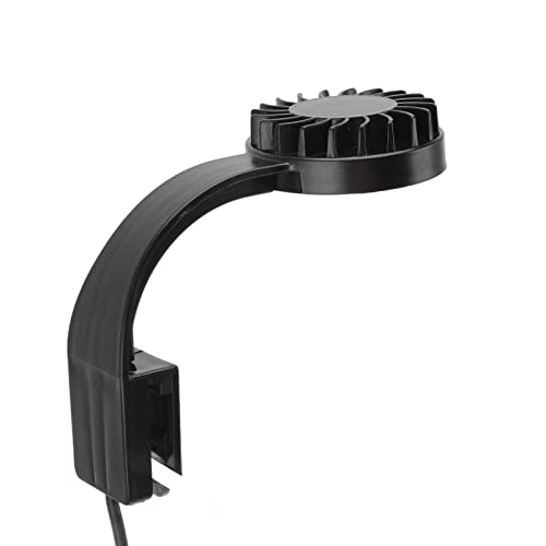 Cornesty LED-Aquarium-Licht, Hohe Helligkeit, Energiesparend, Vollspektrum-Aquarium-Clip-Lampe, 5 W, Schwarz, für Landschaft von Cornesty