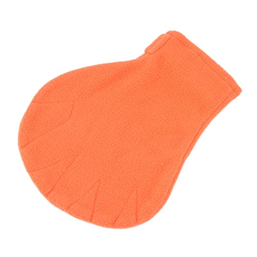 Cornesty Sugar Glider Bonding Mitt Plüsch Saugfähiger Beruhigungshandschuh Kleintier Trocken Warm (Orange) von Cornesty