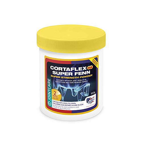 Cortaflex Equine America HA Super Fenn Superstärke Pulver | Premium gebrauchsfertiger Ernährungszusatz für Pferd und Pony | Unterstützt optimale Gelenkerholung und Mobilität | 500g von Cortaflex