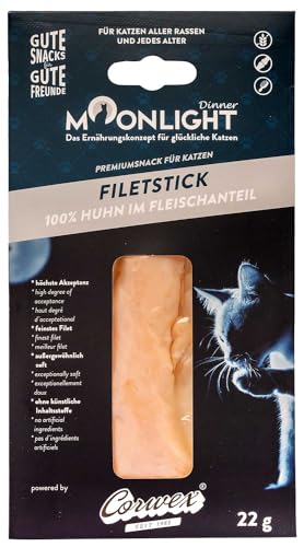 Moonlight Katzensnack Filet-Stick mit Huhn (22g) von Corwex