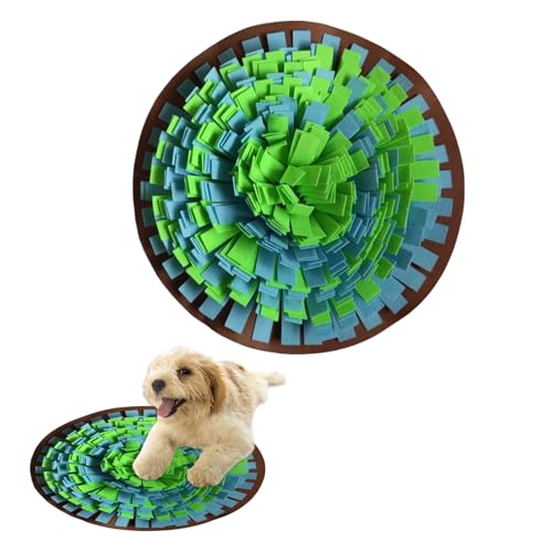 Schnüffelmatte für Hunde, 48 cm, Hunde-Leckmatte & langsames Füttern, Filz, Fütterungsmatten für Hunde, interaktives Puzzle-Spielzeug für geistige Stimulation, Angstlinderung und natürliche Schnüffelmatte für Hunde, 48 cm, Hunde-Leckmatte & langsames Füttern, Filz, Fütterungsmatten für Hunde, interaktives Puzzle-Spielzeug für geistige Stimulation, Angstlinderung und natürliche von Cosiesnest