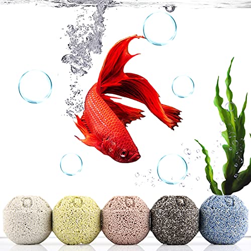 Aquarium-Filterbälle, Bio-Filtrationsbälle entfernen Gerüche, aktivieren Wasserqualität, kultivieren nitrifizierende Bakterien, hart und fest, für Aquarien von Cosiki