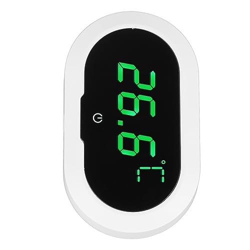 Cosiki Digitales Aquarium-Thermometer, Hochpräzises Aquarium-Thermometer, Weißer Kunststoff, Tragbar, 0 Bis 50 °C, Messbar für Messungen (Ungenauigkeit ab 0,1℃, Weiß) von Cosiki