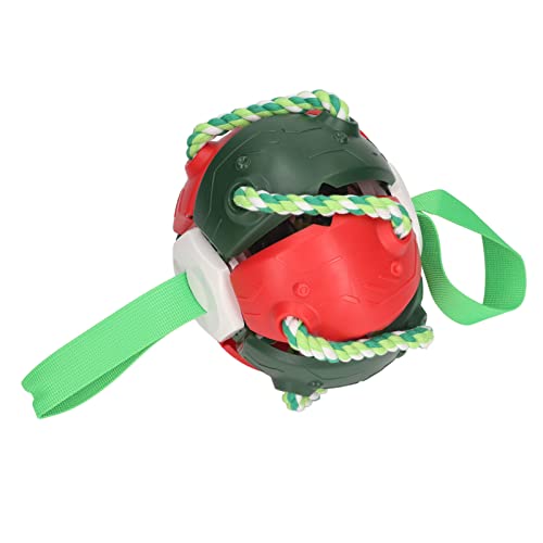 Cosiki Fliegender Untertassenball für Hunde Tragbarer Fliegender Hundeball für den (rot grün) von Cosiki