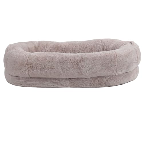 Cosiki Großes Hundebett, Waschbares Hundebett in Menschengröße für das Wohnzimmer (135 * 85 * 30CM) von Cosiki