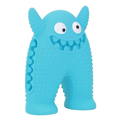 Cosiki Hundebeißspielzeug, Zähneknirschen Erregt Aufmerksamkeit, Haustier-Kauspielzeug, Silikon-Geräuscherzeugung für Gesundes Zahnfleisch (Blue) von Cosiki