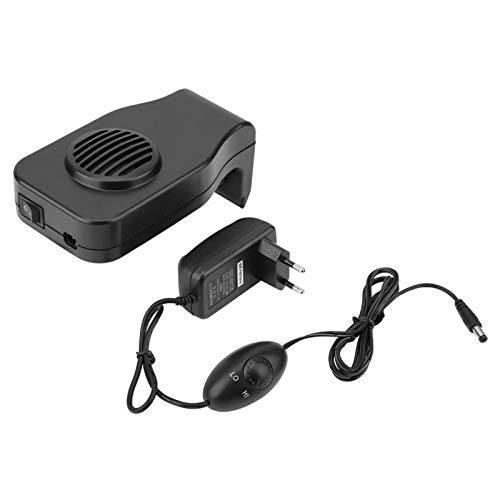 Cosiki Juli- (Schwarz, Weiß) Aquarium-Lüfter, Power 8W-Lüftersystem Mute Aquarium-Lüfter, Kühler für Wasseraquarium(Black Adjustable) von Cosiki