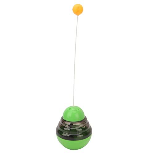 Cosiki Katzen-Snack-Spender, Ball, Verdauungsfördernd, Langsames Futter, Spielzeug für Haustiere, Interaktiver Neckball (Green) von Cosiki