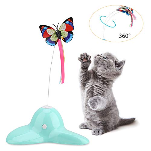 Cosiki Katzenspielzeug für Innenkatzen, Interaktiver Katzenspielzeugspielzeug Leuchtend Automatisch Kätzchen Spielzeug Elektrisch 360 Grad Rotierender Katzen Teaser -Spielzeug Fliegender Vogel für Cosiki Katzenspielzeug für Innenkatzen, Interaktiver Katzenspielzeugspielzeug Leuchtend Automatisch Kätzchen Spielzeug Elektrisch 360 Grad Rotierender Katzen Teaser -Spielzeug Fliegender Vogel für von Cosiki