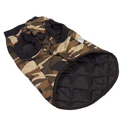 Cosiki Warme Weste für Hunde, Mantel bei kaltem Wetter, für Hunde, Camouflage, bedruckt, Polyester, Baumwolle, für den Innenbereich von Cosiki