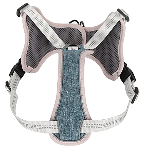 Hundewestengeschirr, 360° Surround Pet Harness Outdoor-Hundegeschirr für den täglichen Bedarf von Haustieren zum Füttern von Haustieren für die Heimtierpflege(Blau, XXL) von Cosiki