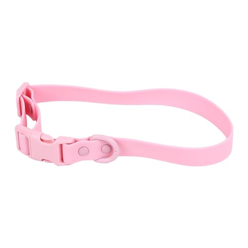 PVC-Hundehalsband, Leicht zu Reinigendes, Rostfreies Haustier-Hundehalsband, Leicht, Verstellbar, Flexibel, Hautfreundlich für Hunde (31–50 cm/12,2–19,7 Zoll verstellbar) von Cosiki