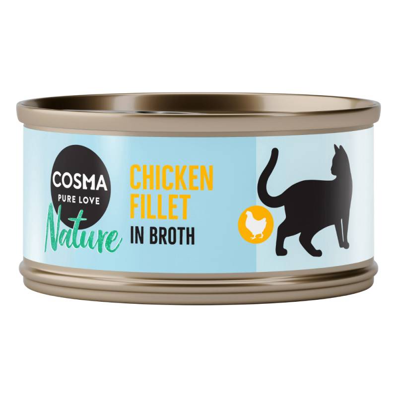 20 + 4 gratis! 24 x 70 g Cosma Nature - Hühnchenfilet von Cosma