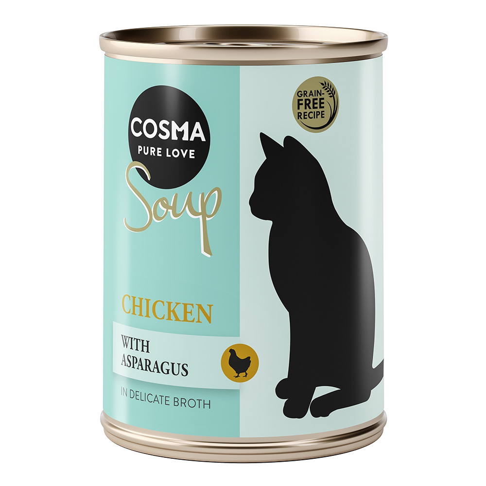 20 + 4 gratis! Cosma Soup 24 x 100 g - Hühnchenbrust mit Spargel von Cosma