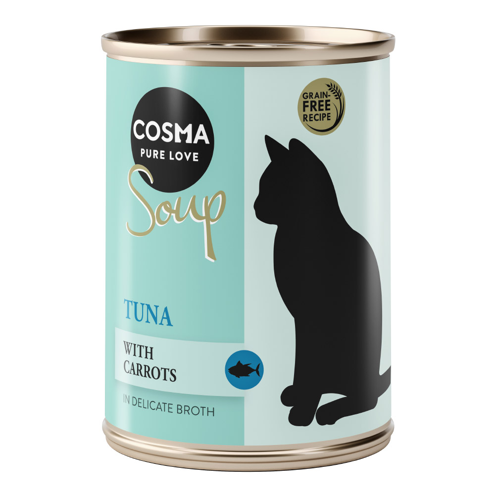 20 + 4 gratis! Cosma Soup 24 x 100 g - Thunfisch mit Karotte von Cosma