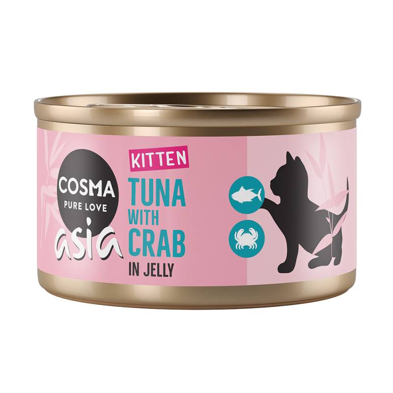 Cosma Asia Kitten 6 x 85 g - Thunfisch mit Krebsfleisch von Cosma