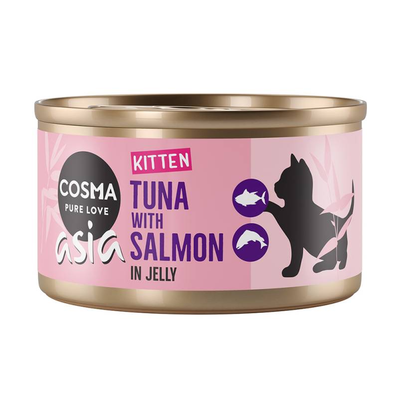 Cosma Asia Kitten 6 x 85 g - Thunfisch mit Lachs von Cosma