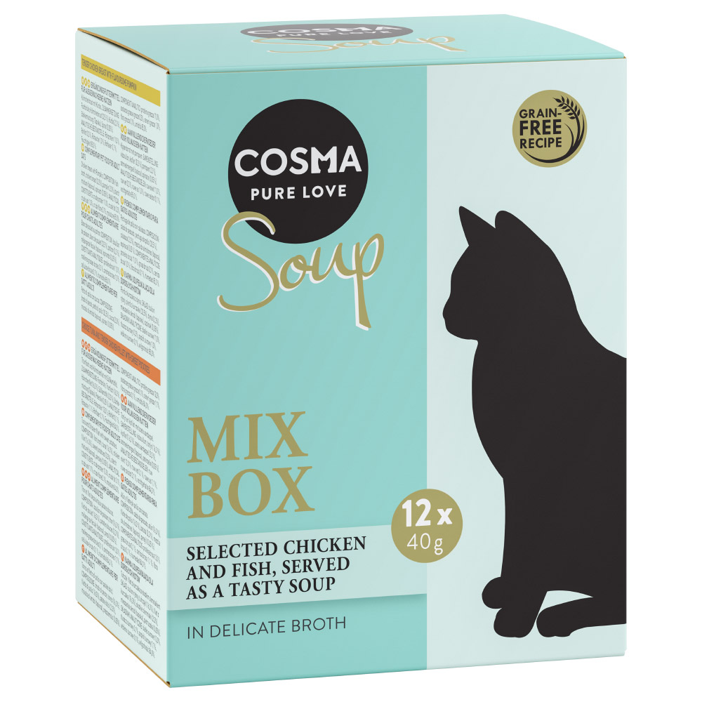 Cosma DUO Layer & Cosma Soup Probiermixe zum Sonderpreis! - Soup Mix 1: 4 Sorten (12 x 40 g) von Cosma