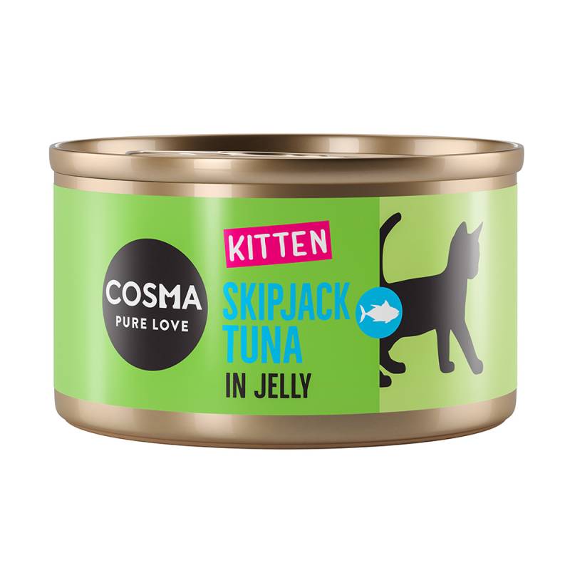 Cosma Kitten Nature, Original und Asia Sparpakete zum Sonderpreis! - Original Skipjack Thunfisch (24 x 85 g) von Cosma