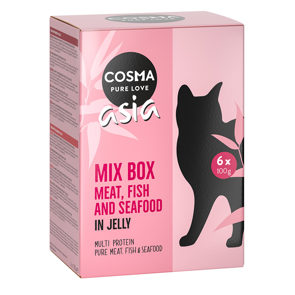 Sparpaket Cosma Asia Frischebeutel 24 x 100 g - Mixpaket (6 Sorten) von Cosma