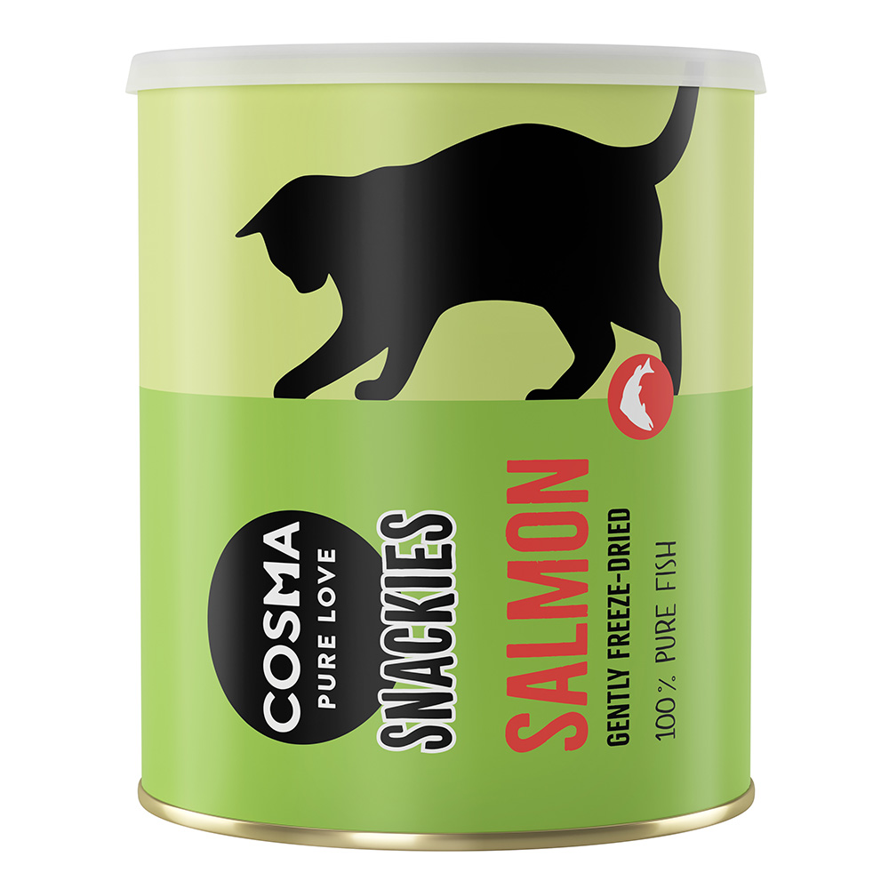 Sparpaket Cosma Snackies Maxi Tube - 3 x Lachs (360 g) von Cosma