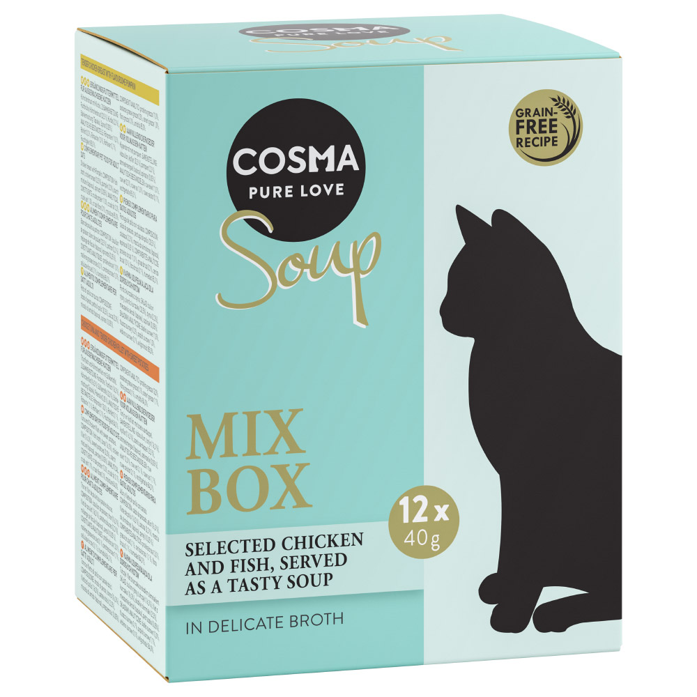 Sparpaket Cosma Soup 24 x 40 g  Mixpaket 1 (4 Sorten) von Cosma