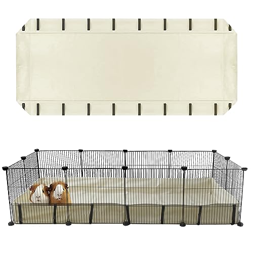 27''*56'' Guinea Pig Cage Bottom Tarp für C&C Cage Panel, wasserdicht Guinea Pig Cage Liner Basis waschbar Small Animal Cage Bedding für Hamster Chinchilla Igel Frettchen Kaninchen Lebensraum (ohne von CosyCradle