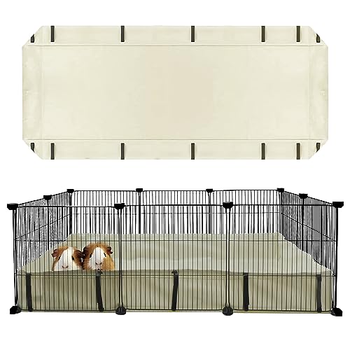 27''*56'' Guinea Pig Cage Bottom Tarp für C&C Cage Panel, wasserdicht Guinea Pig Cage Liner Basis waschbar Small Animal Cage Bedding für Hamster Chinchilla Igel Frettchen Kaninchen Lebensraum (ohne von CosyCradle