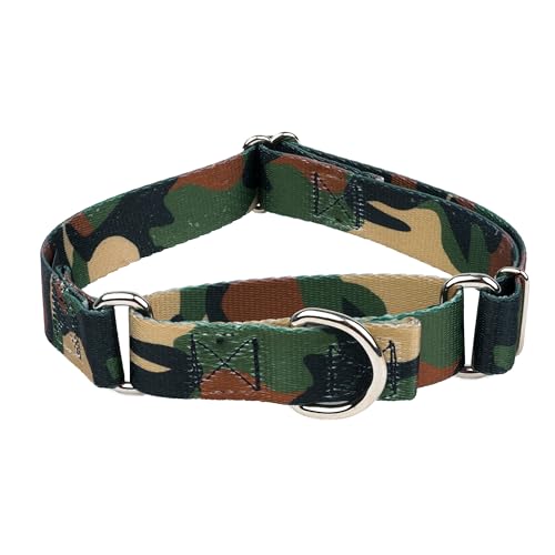 Country Brook Petz Martingale Hundehalsband, Militär- und Tarnmuster von Country Brook Design