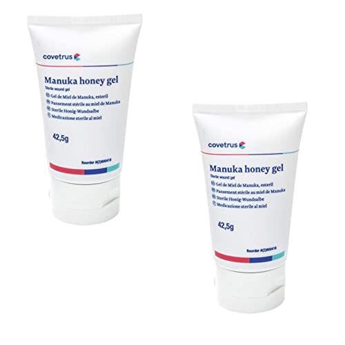 covetrus CVet Manuka Honig-Gel | Doppelpack | 2 x 42,5 g | Steriler Manuka-Honig in medizinischer Qualität | Kann zur Wundheilung beitragen | Anwendbar auf verschiedenen Wunden von Covetrus