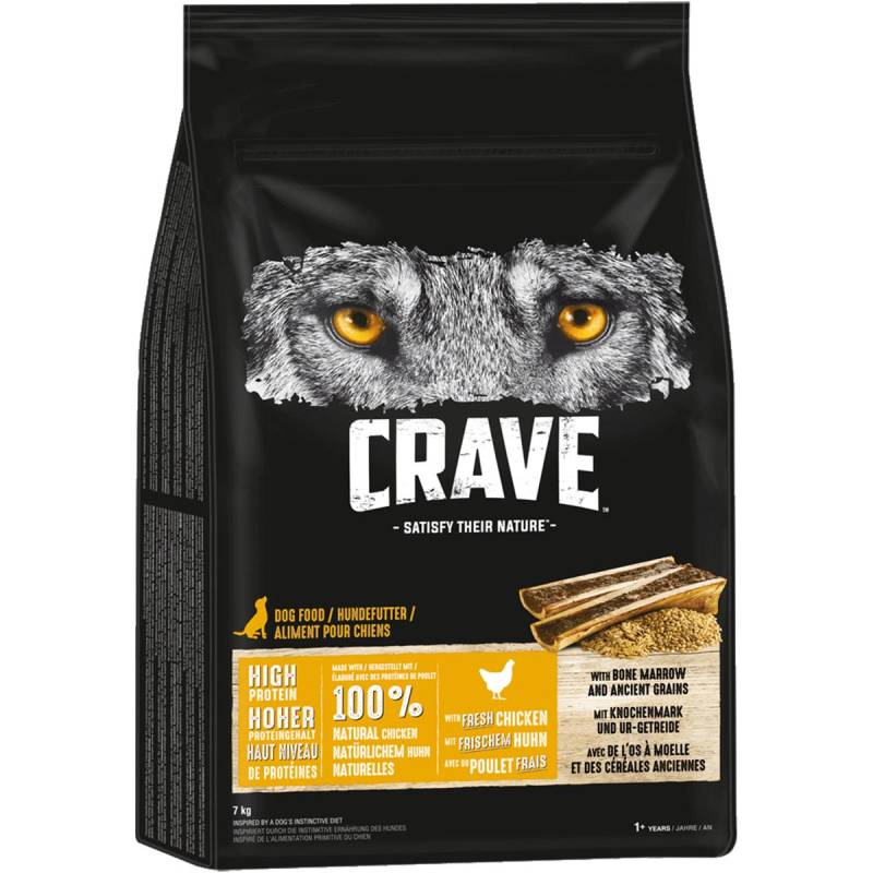 CRAVE Huhn mit Knochenmark und Urgetreide 2x7kg von Crave