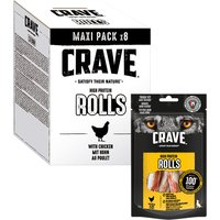 Crave High Protein Rolls - 24 x 50 g Huhn von Crave