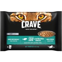 Crave Pouch 4 x 85 g - Sauce mit Thunfisch von Crave