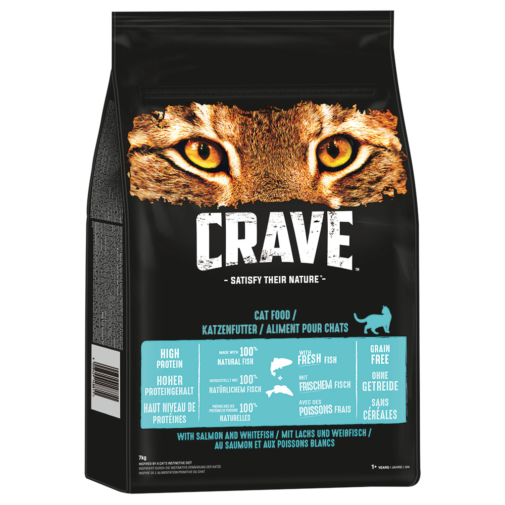 Crave Trockenfutter zum Sonderpreis! - 7 kg mit Lachs & Weißfisch von Crave