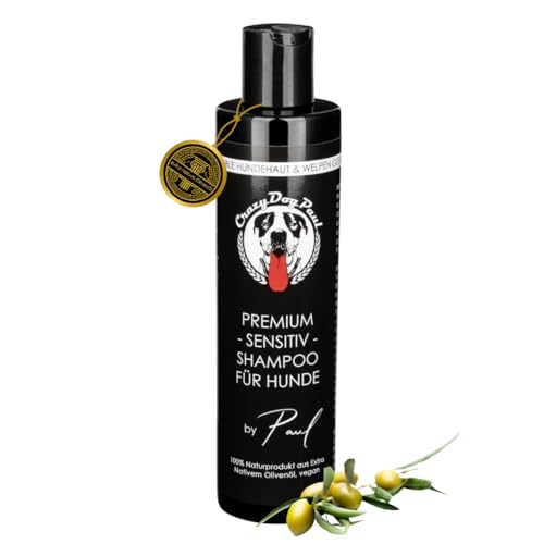 CrazyDogPaul Premium Sensitiv Hundeshampoo – Natürliche Pflege für empfindliche Hundehaut von Crazydogpaul