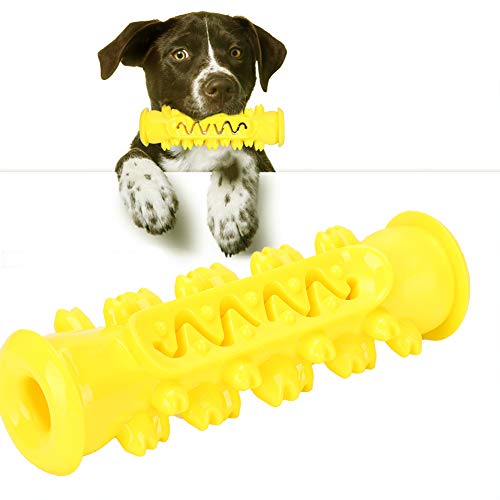 Creahappy Hunde-Kauspielzeug, Welpen-Zahnbürste, Saubere Zähne, Interaktives Spielzeug, Widerstandsfähiges Interaktives Zahnreinigungs-Welpen-Molar-Zahnbürstenspielzeug für das Training von Creahappy