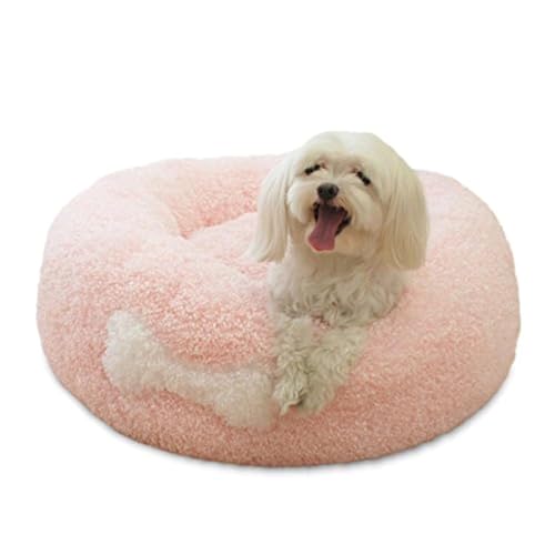 Creation Core Hunde-/Katzenbett/Nest, flauschig, sehr weich, Größe L, Pink von Creation Core