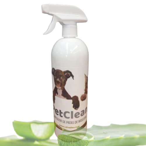 CreativeDom PetClean Reinigungsmittel per Zampe Spray per cani e Gatti | Con Aloe Vera | Pulisci zampe per cani e Gatti per eliminare lo sporco Dalle zampe Dei Nostri animali domestici (1 Liter) von CreativeDom