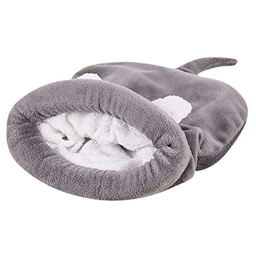 Creatwls Waschbare Kätzchen Bett Winddicht Sack Kuschelig Tasche, Haustier Kissen Kuschelhöhle für Katzen Katzenbett Haustier Schlafsack Decken Matte Für Kitty Kleine Tiere von Creatwls