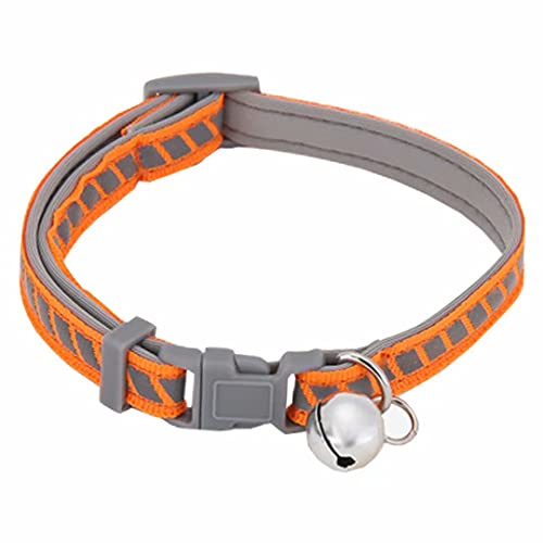 Nylon Hundehalsband Personalisierte Haustier Halsband Reflektierende Katze Kleiner Hund Niedlicher Nylon Halsband Einstellbar für Welpen Kätzchen Halskette von Creatwls