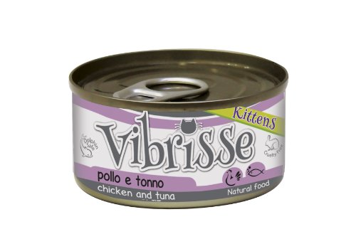 CROCI Vibrisse Kätzchen Thunfisch und Huhn, (24X70 g) von Croci